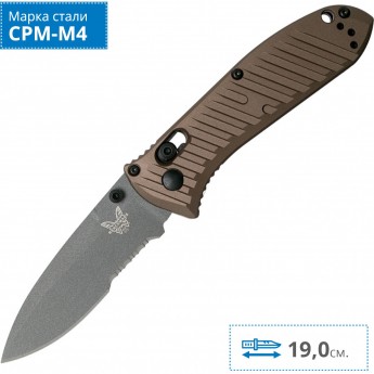 Нож BENCHMADE 575SGY-2001 MINI PRESIDIO II Нож BENCHMADE 575SGY-2001 MINI PRESIDIO II